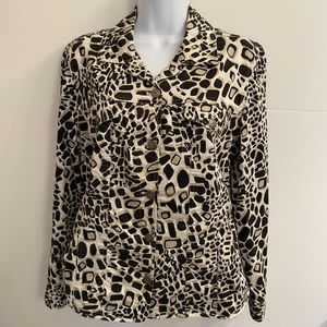 Chico’s Animal Print Shirt
